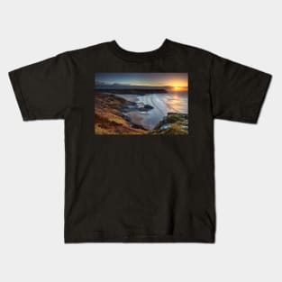 Three Cliffs Bay, Gower Kids T-Shirt